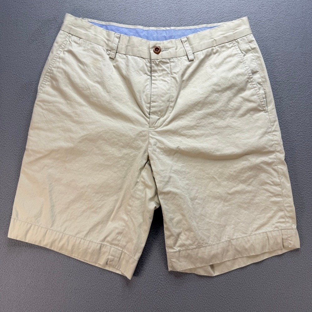 Polo Ralph Lauren Chino Shorts Classic Fit 31 Tan Beige Cotton Twill Flat Front